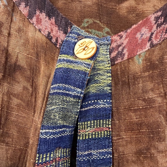 Kusnadi New York Vintage Boho Button Front Top / large - Picture 5 of 11